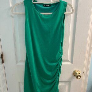 Green Ruched Dress
